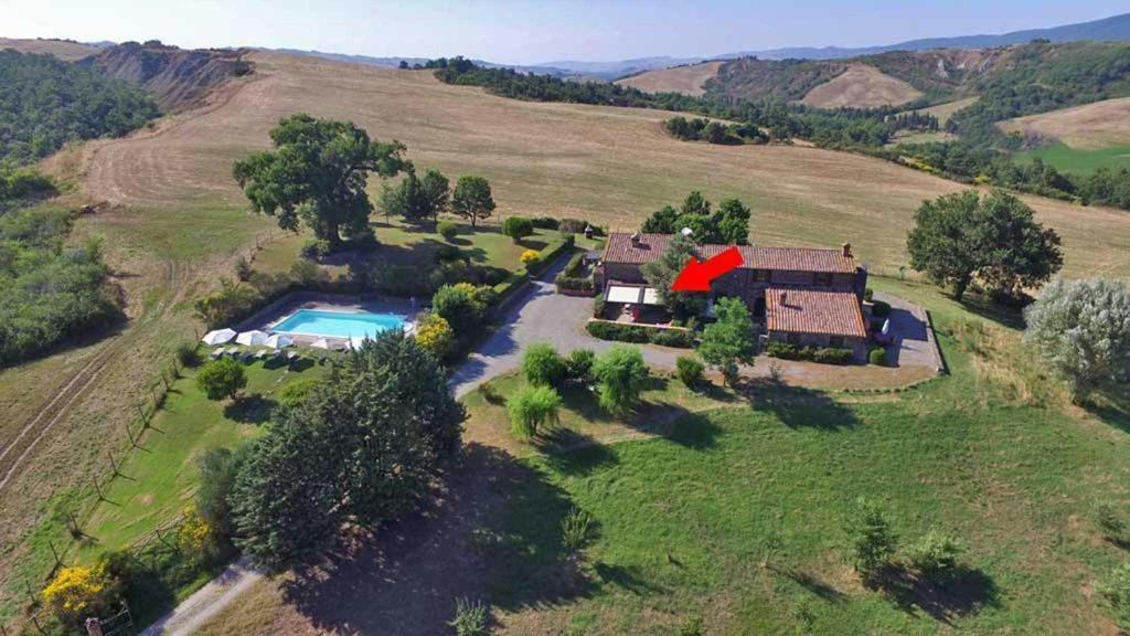Cottage Le Ginestre Con Piscina In Val D'Orcia Radicofani Esterno foto